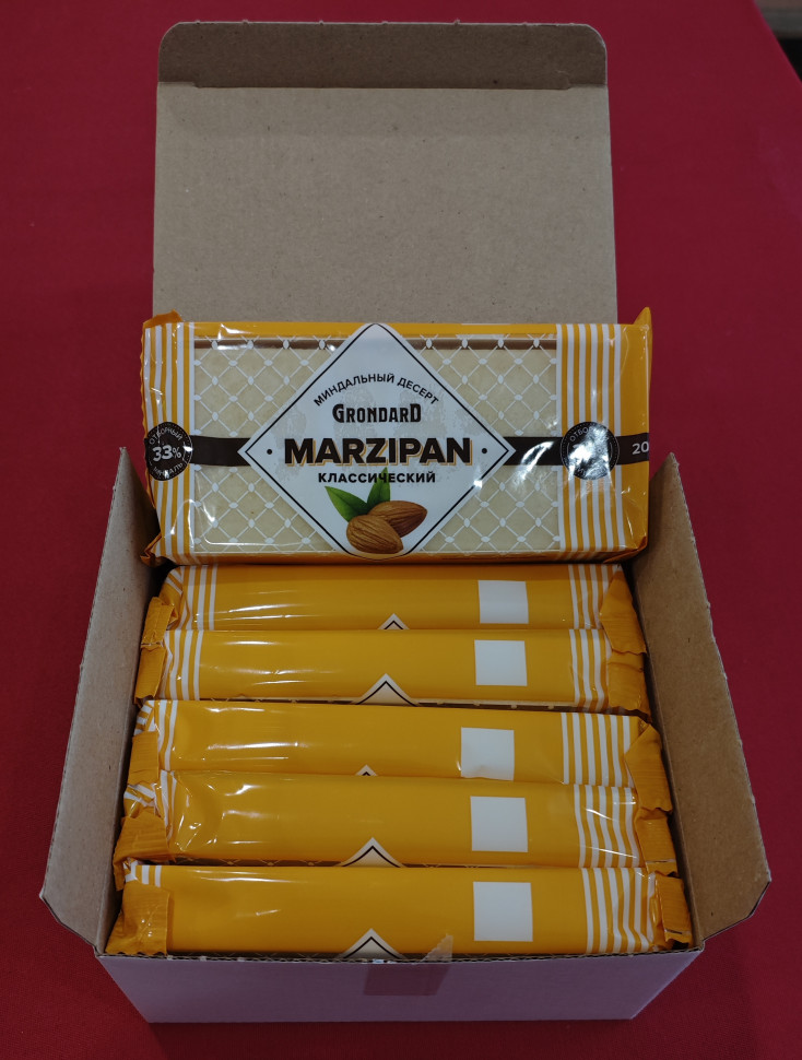  TM Grondard      (11133) Марципан 33%, (блок 6 шт по 200г)             в Набережных Челнах