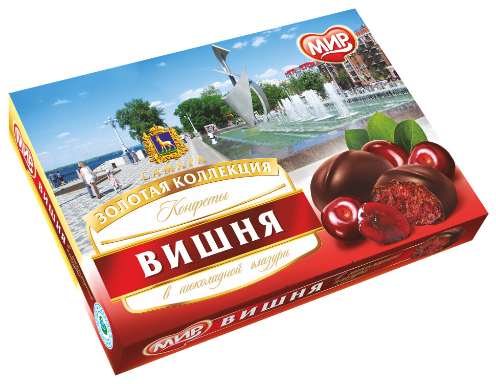  КФ МИР Вишня в шоколадной глазури 160г в Набережных Челнах