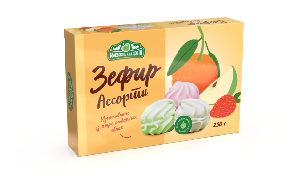 №2 Зефир белевский "Ассорти" 250г в Набережных Челнах